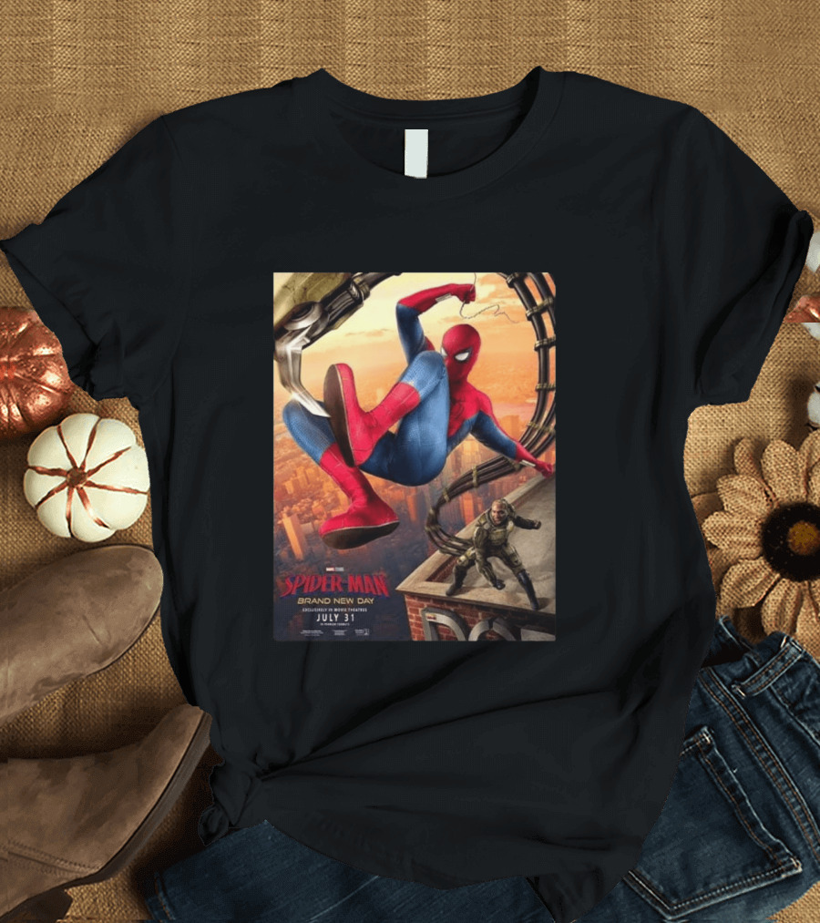 Spider Man Brand New Day Marvel Studios Movie Release July 31 2026 T-Shirt