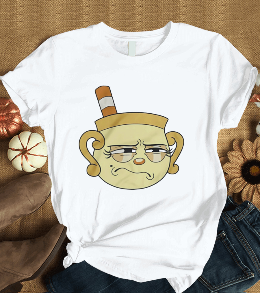 Cuphead Man Grumpy Face T-Shirt