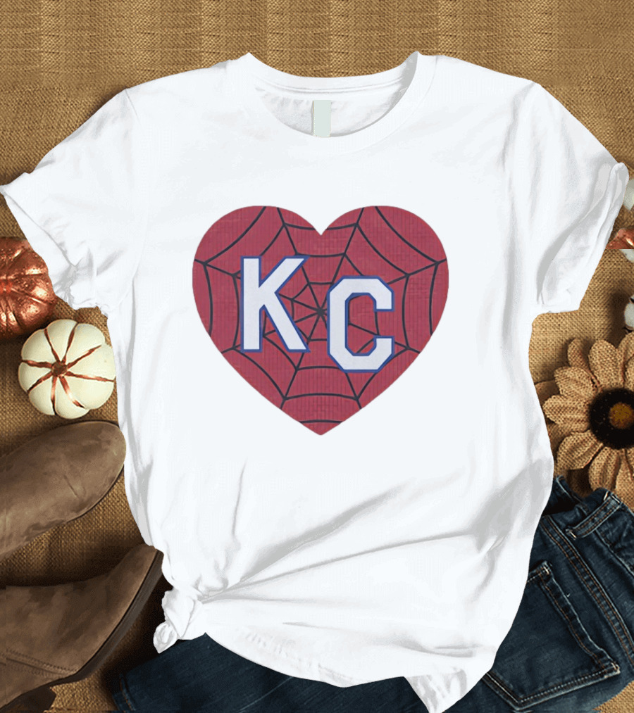 KC Heart Spiderweb T-Shirt