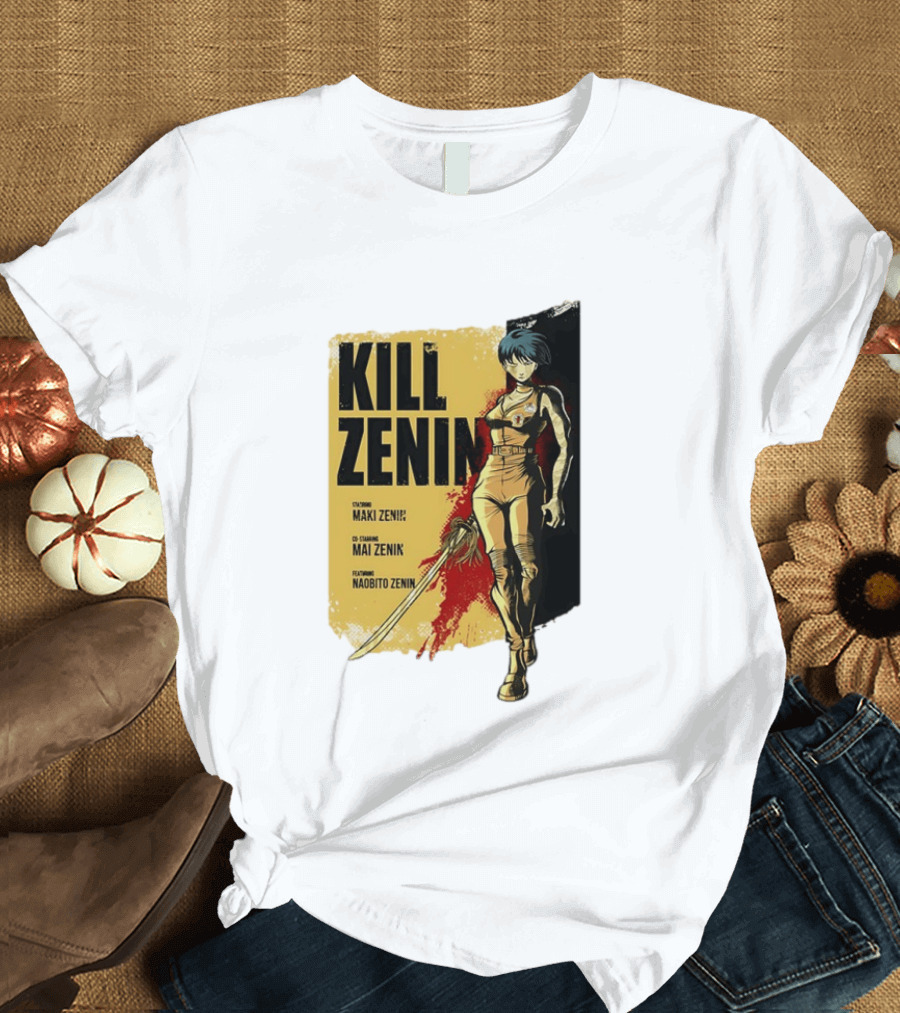 Kill Zenin Maki Mai Naobito Characters Anime T-Shirt