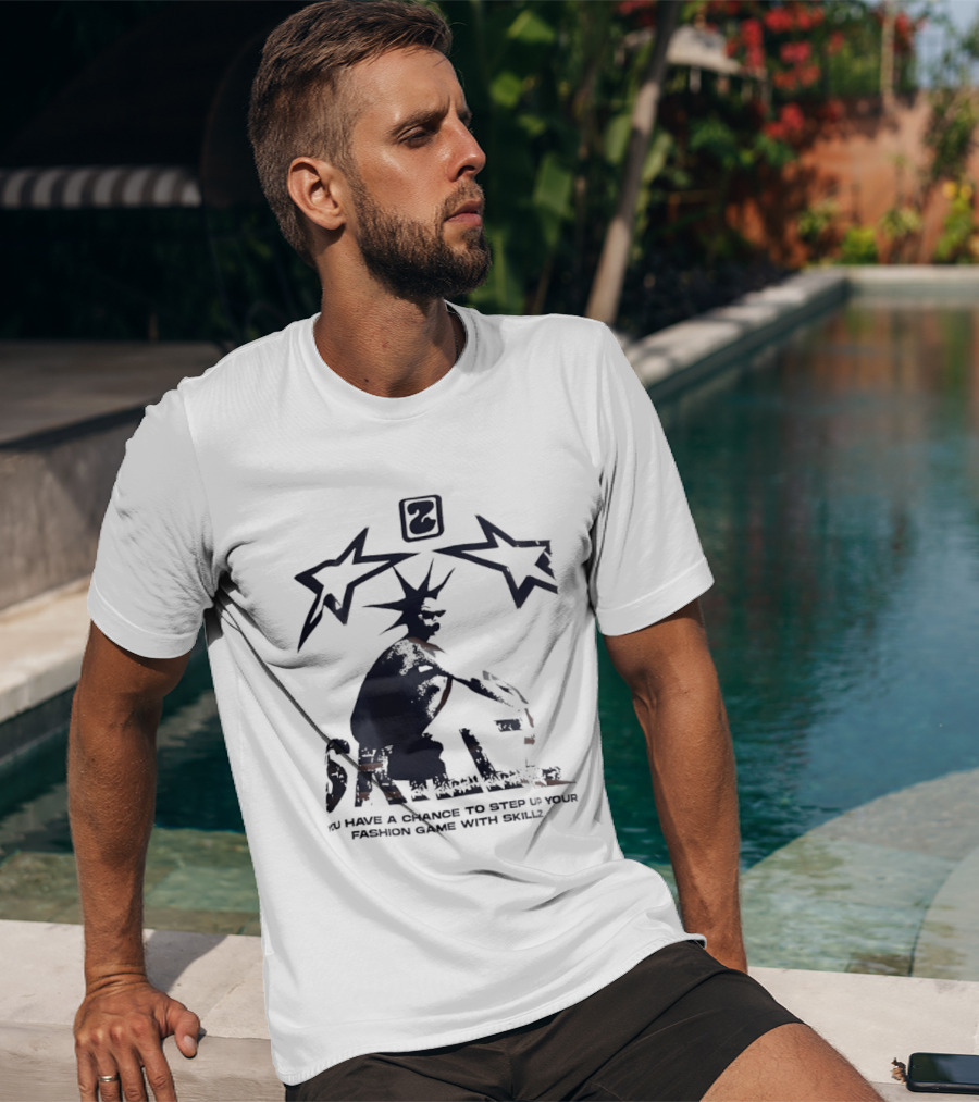 Skillz Fashion Game Streetwear Urban Art Rebel Graffiti Style New York Liberty Basketball T-Shirt