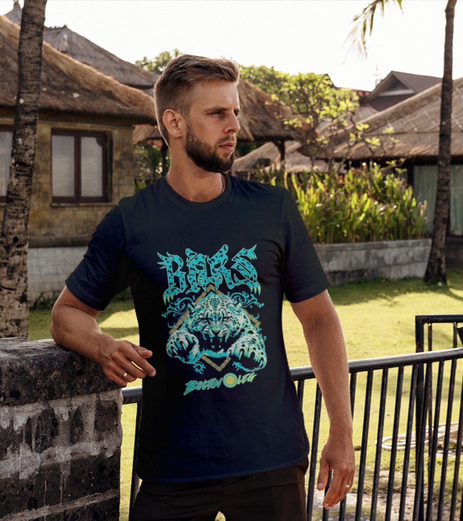 Bars Boltin Oleg Leopard Wild Cat Animal T-Shirt