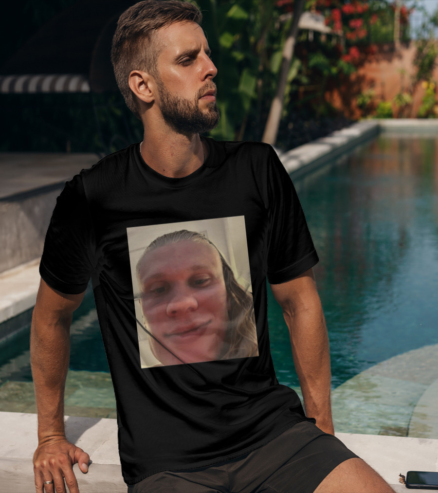Erling Haaland S Face Close Up T-Shirt