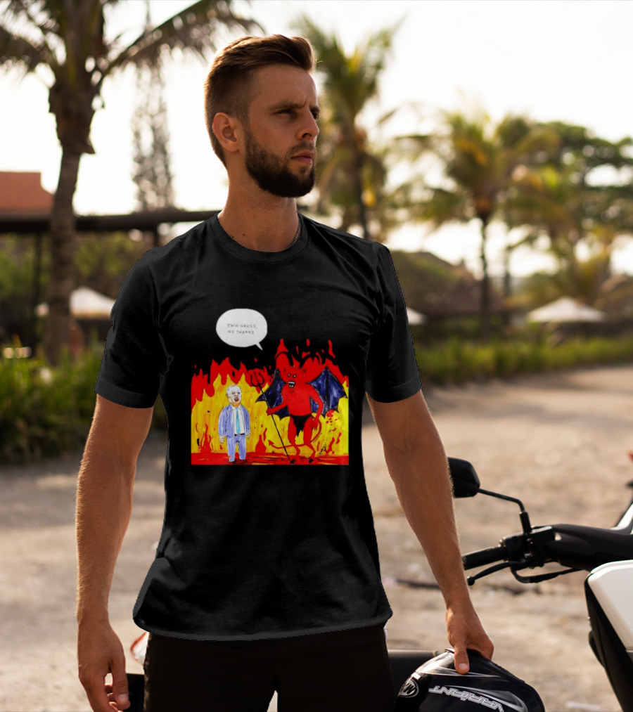 Eww Gross No Thanks Devil Politician Comic T-Shirt