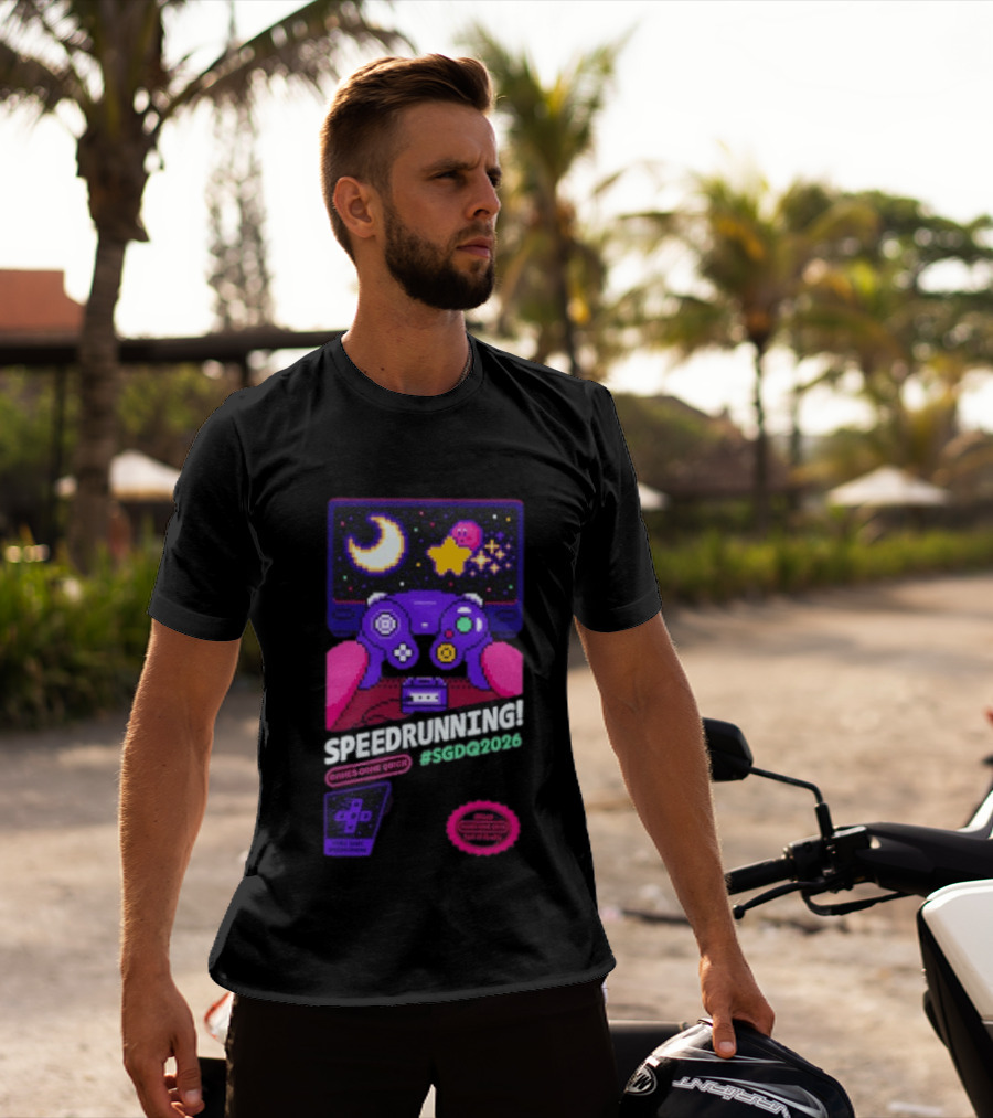Games Done Quick Speedrunning 2026 Kirby Controller Retro Gaming T-Shirt