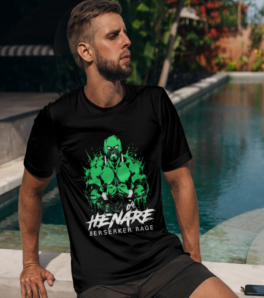 Henare Berserker Rage NJPW Wrestling T-Shirt