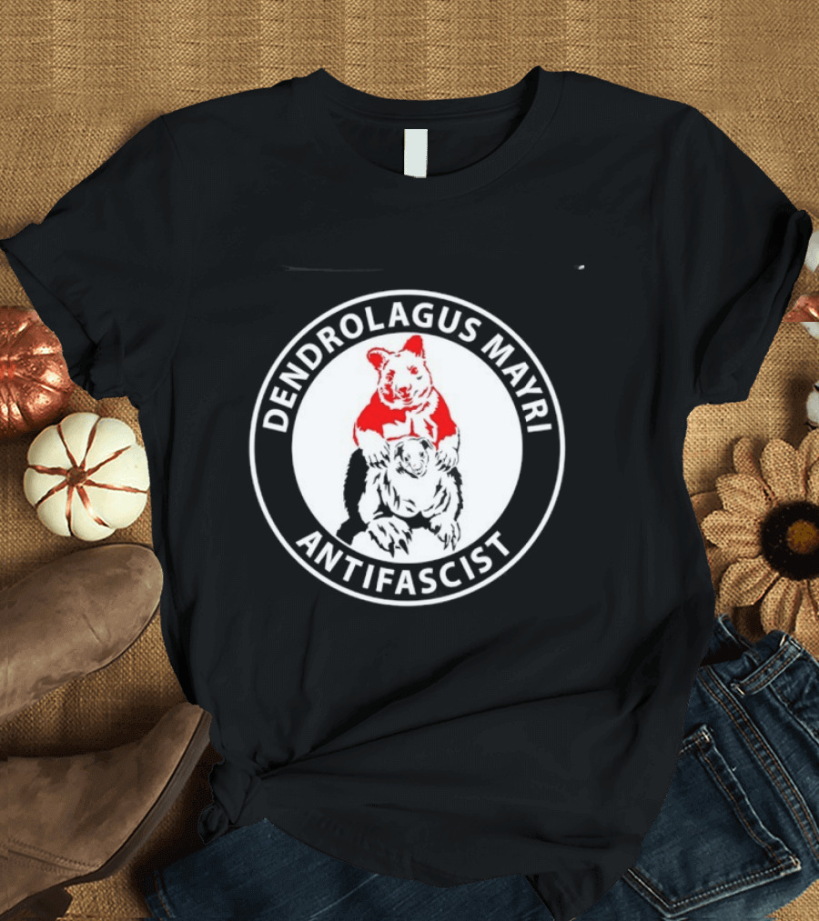 Dendrolagus Mayri Antifascist Tree Kangaroo Antifa T-Shirt