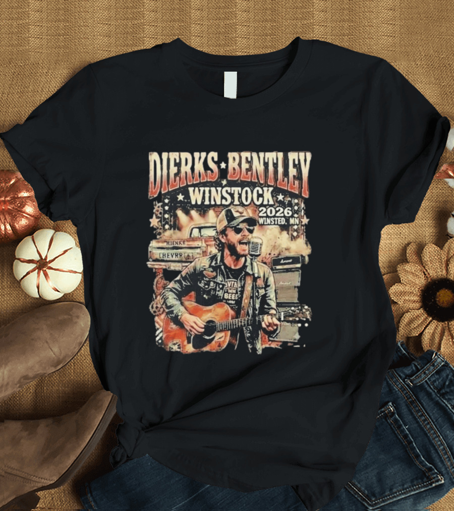 Dierks Bentley Winstock 2026 Winsted MN June 19 Country Music Festival T-Shirt