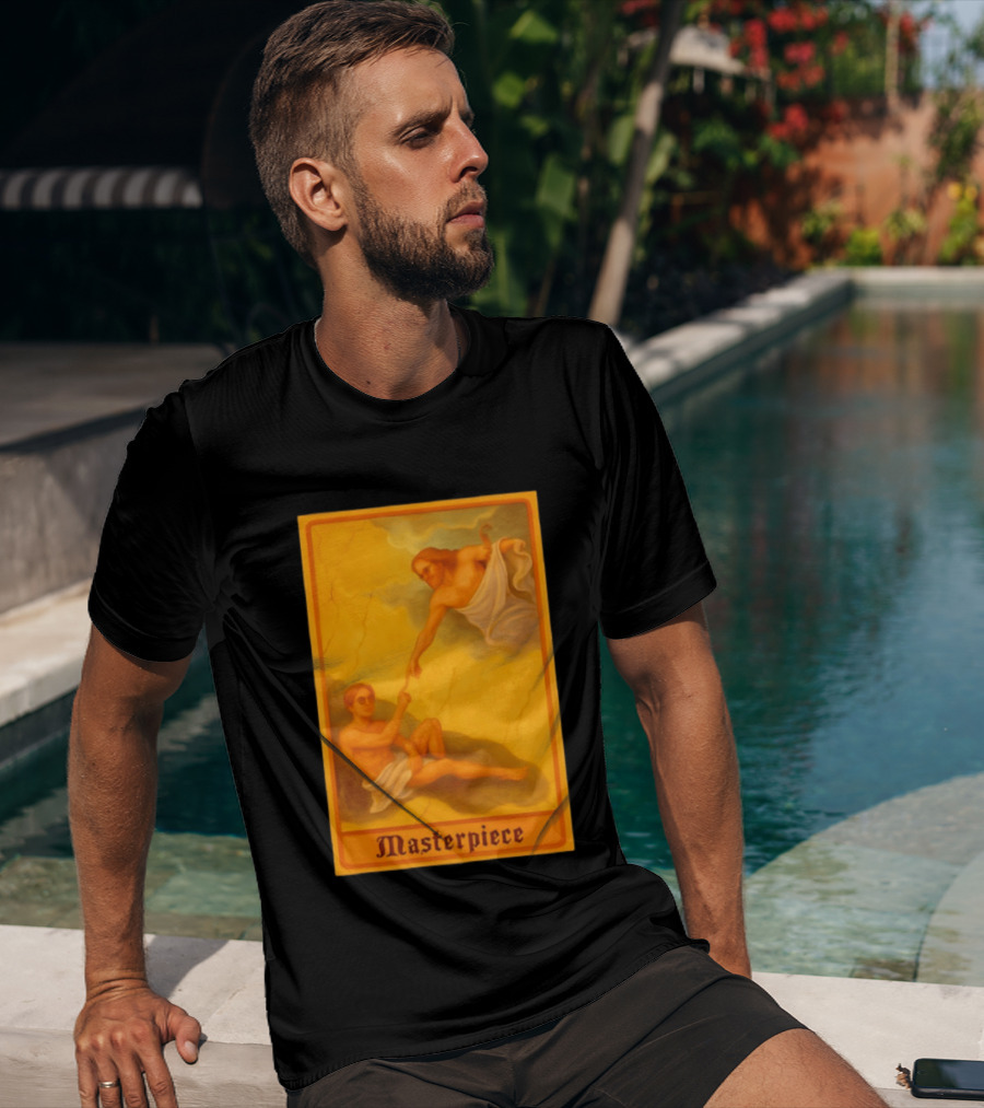Masterpiece Michelangelo Creation Of Adam Iconic Classic Renaissance T-Shirt