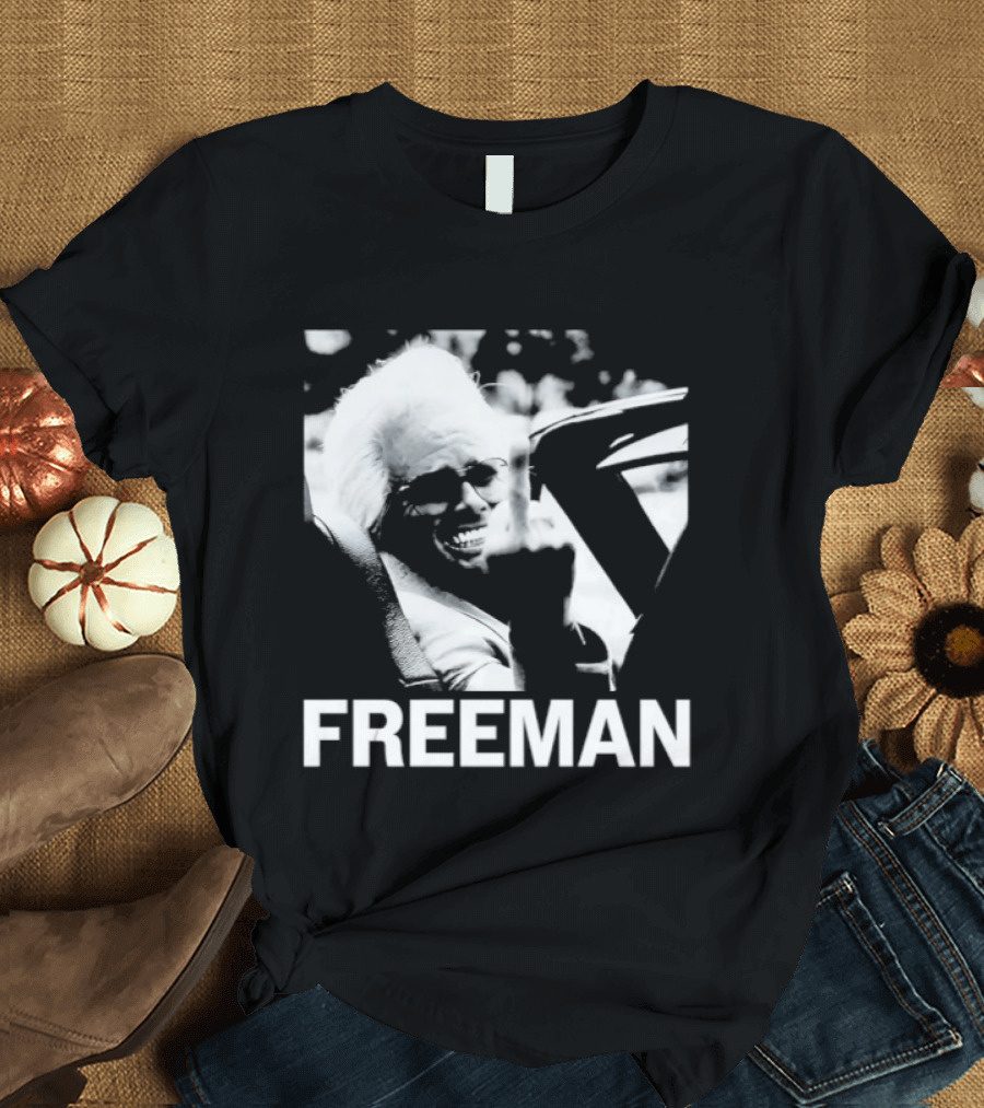 Morgan Freeman Middle Finger Actor Celebrity FREEMAN T-Shirt