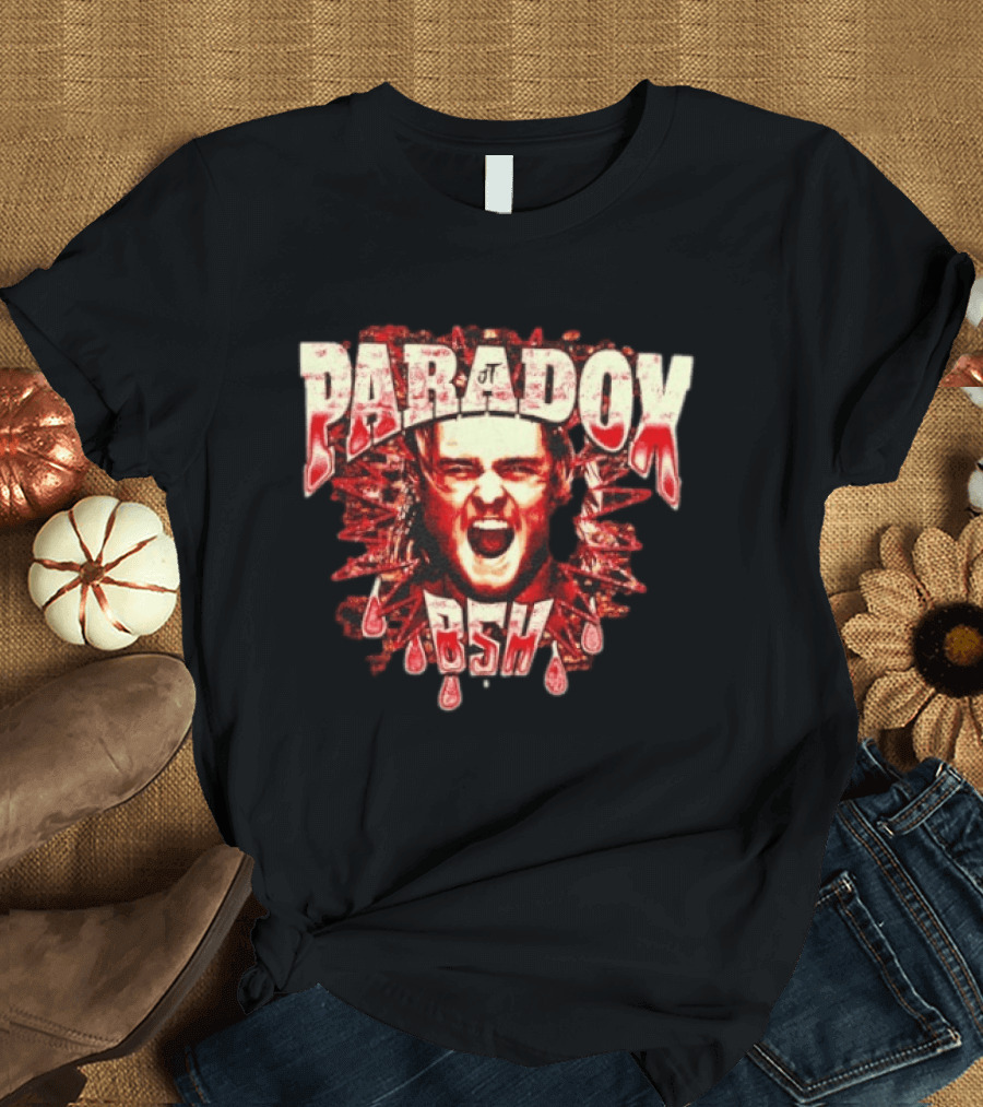 JT Paradox BSH Blood Red Bootleg Rap T-Shirt