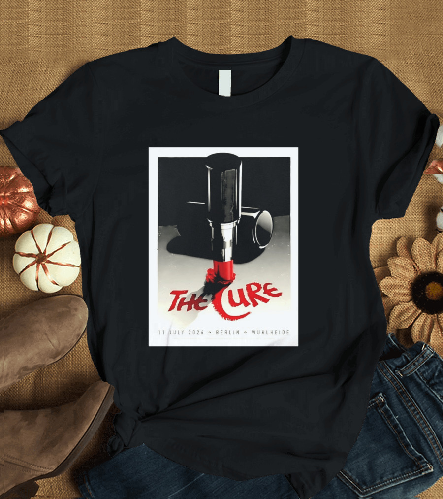 The Cure Berlin Concert 11 July 2026 Wuhlheide Lipstick T-Shirt