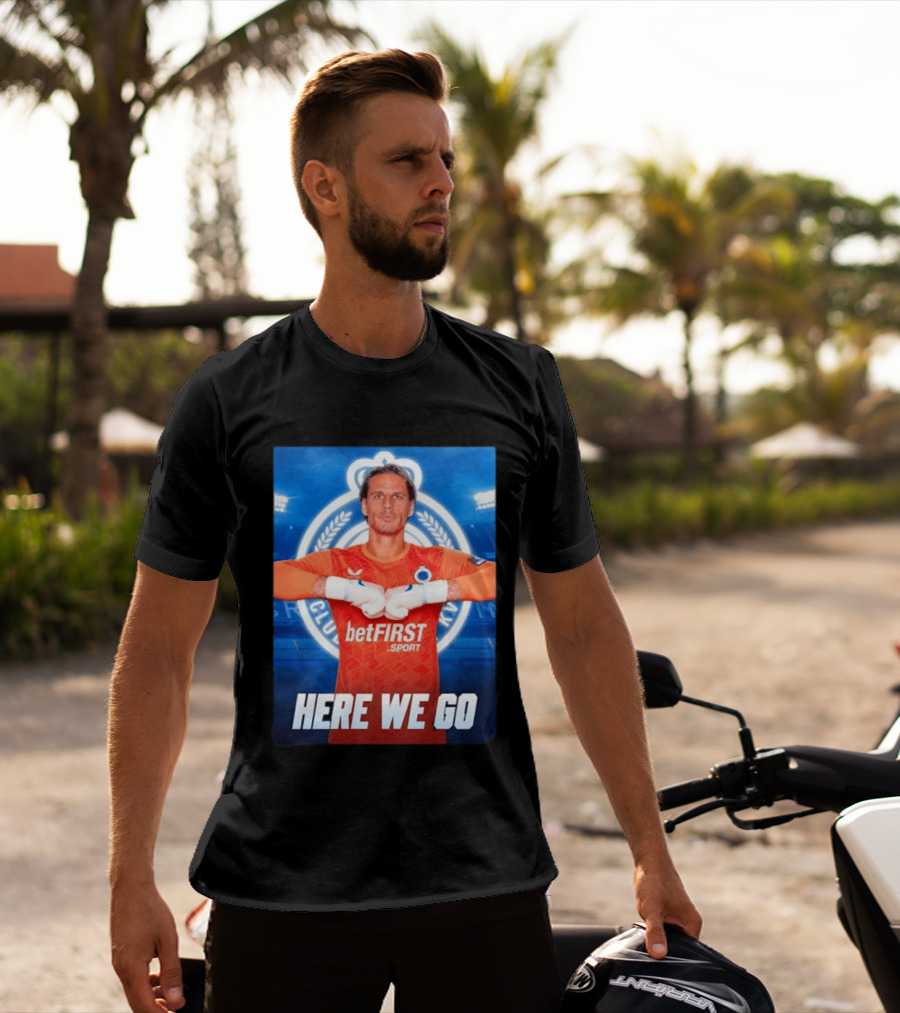 Simon Mignolet Club Brugge KV BetFIRST Sport Here We Go T-Shirt