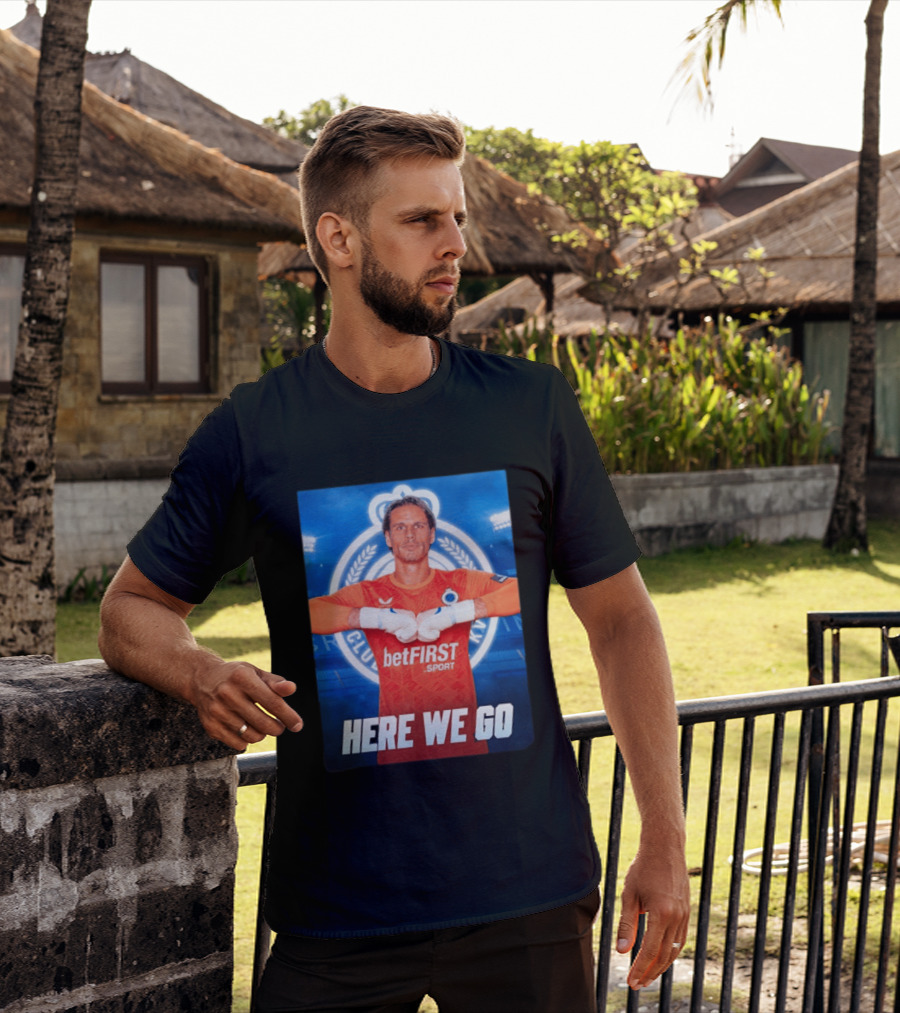 Simon Mignolet Club Brugge KV BetFIRST Sport Here We Go T-Shirt