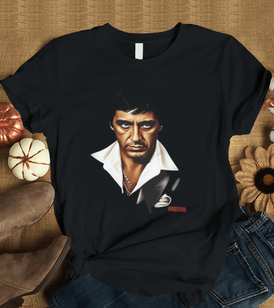 The World Is Yours Tony Montana Scarface 2 Sided T-Shirt