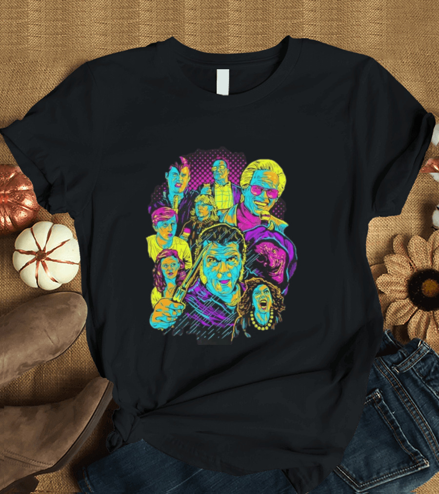 Twin Peaks Cast Neon Pop David Lynch T-Shirt
