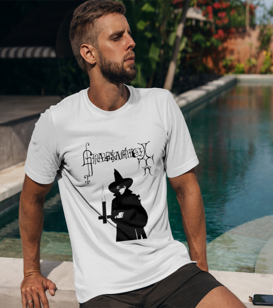 Gravsaamuel Witch Iconic Gothic Anime Dark Aesthetic T-Shirt