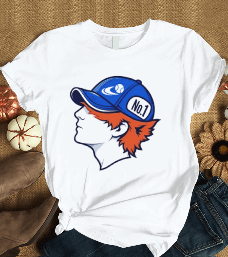 Jannik Sinner No 1 Fox Tennis ATP Player Iconic Cap T-Shirt