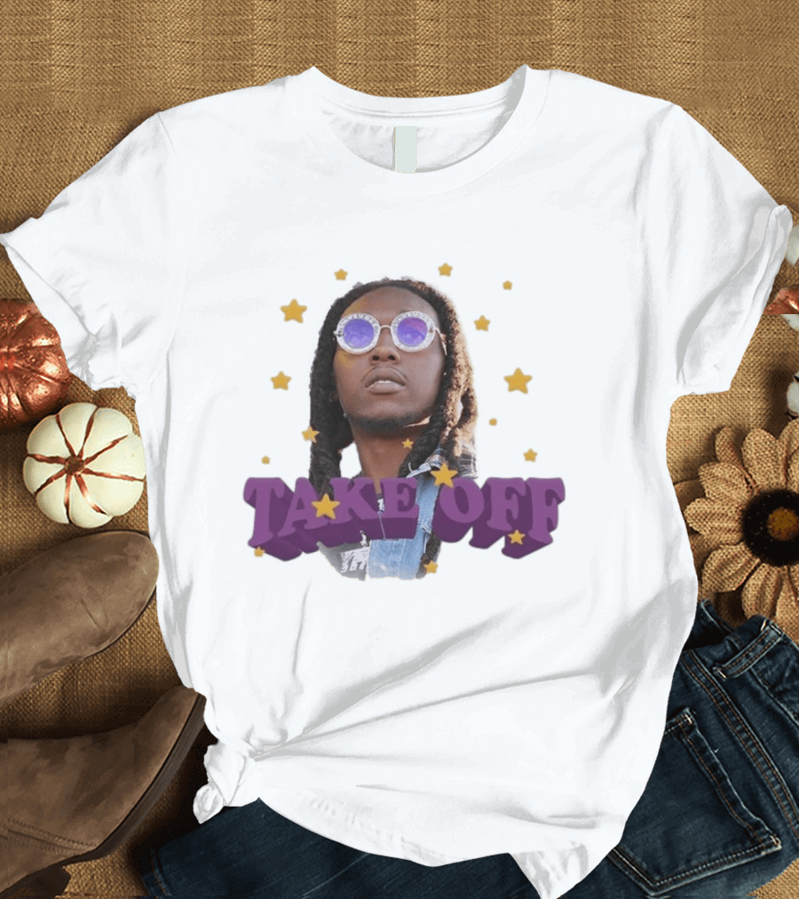 Take Off Girls Are Drugs Purple Stars T-Shirt