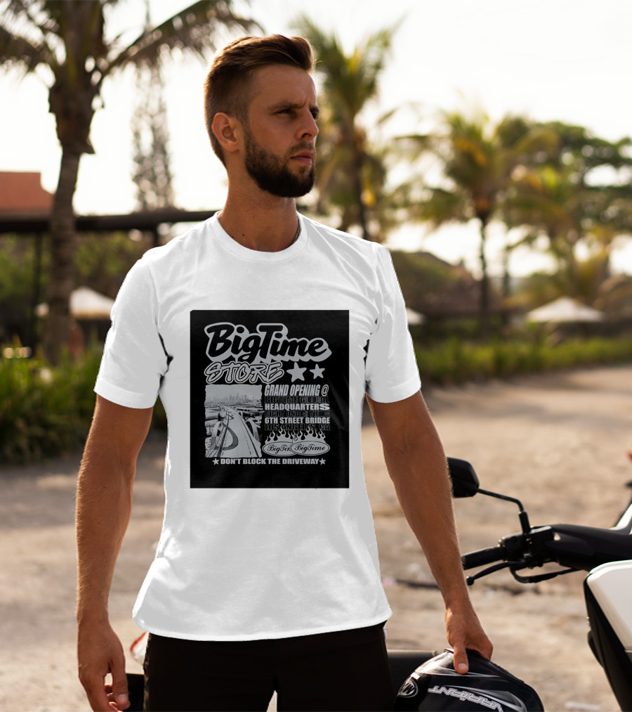 BigTime Store Grand Opening 6th Street Bridge Los Angeles Global Headquarters T-Shirt