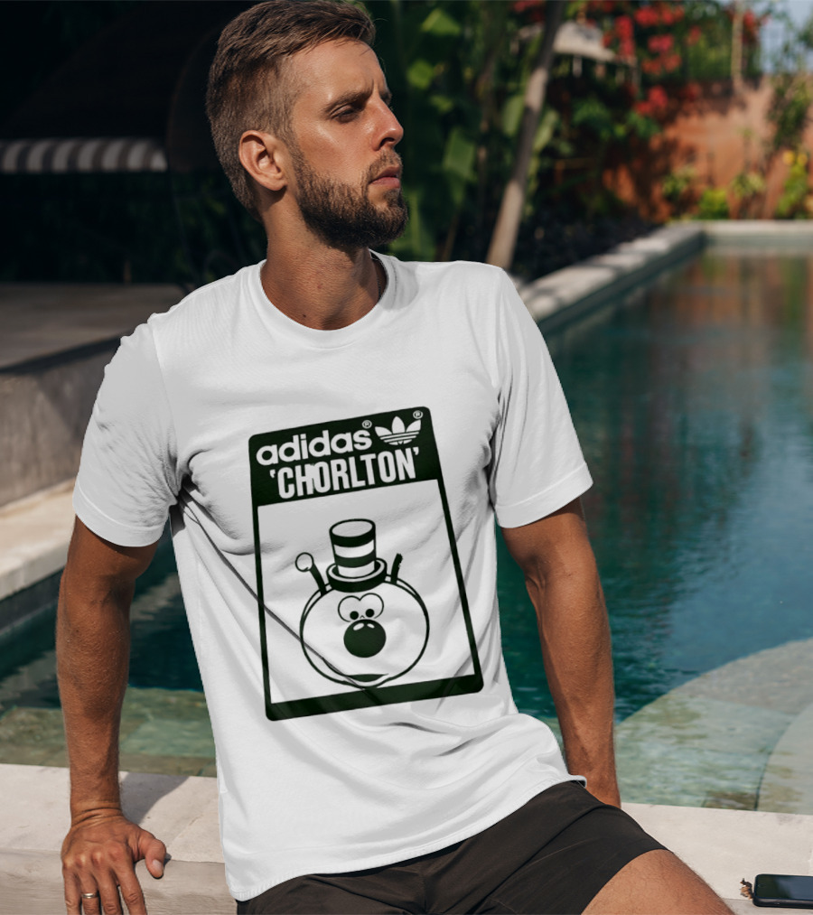Adidas Chorlton Cartoon Character With Trefoil Top Hat T-Shirt