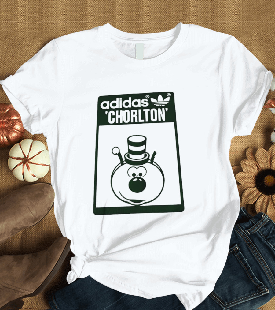 Adidas Chorlton Cartoon Character With Trefoil Top Hat T-Shirt