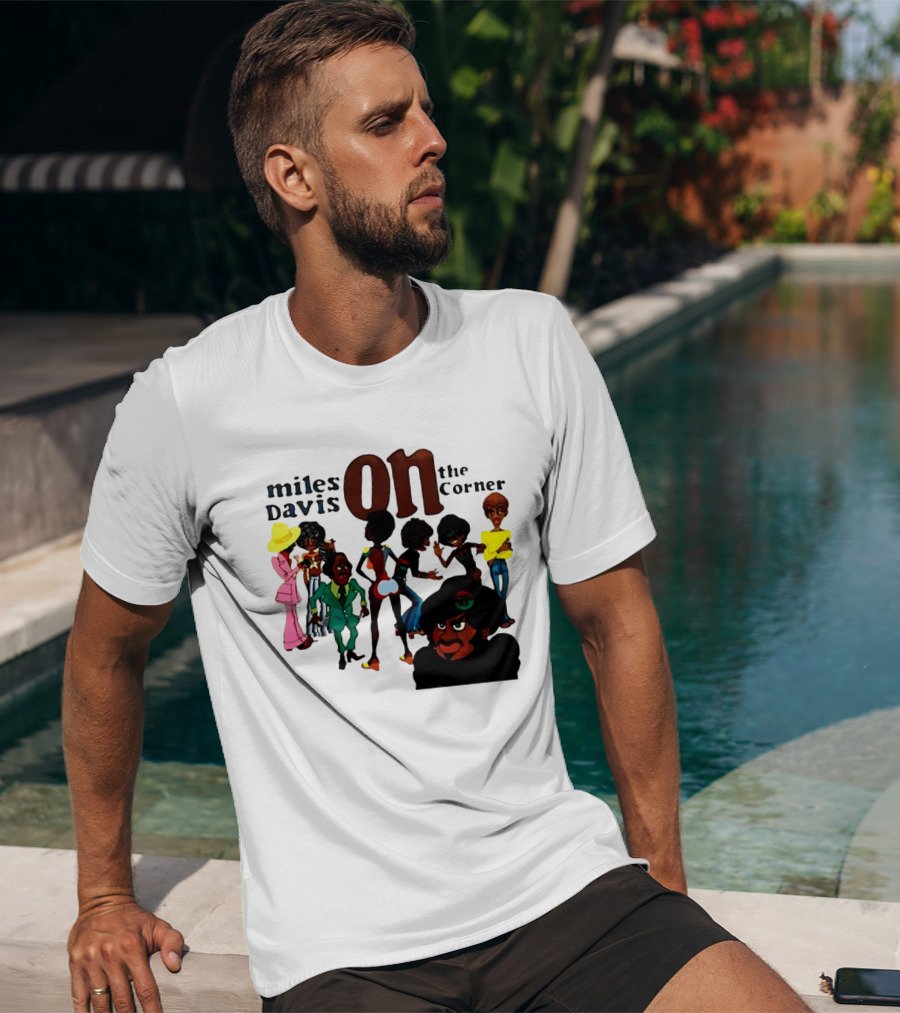 Miles Davis On The Corner Album Characters T-Shirt