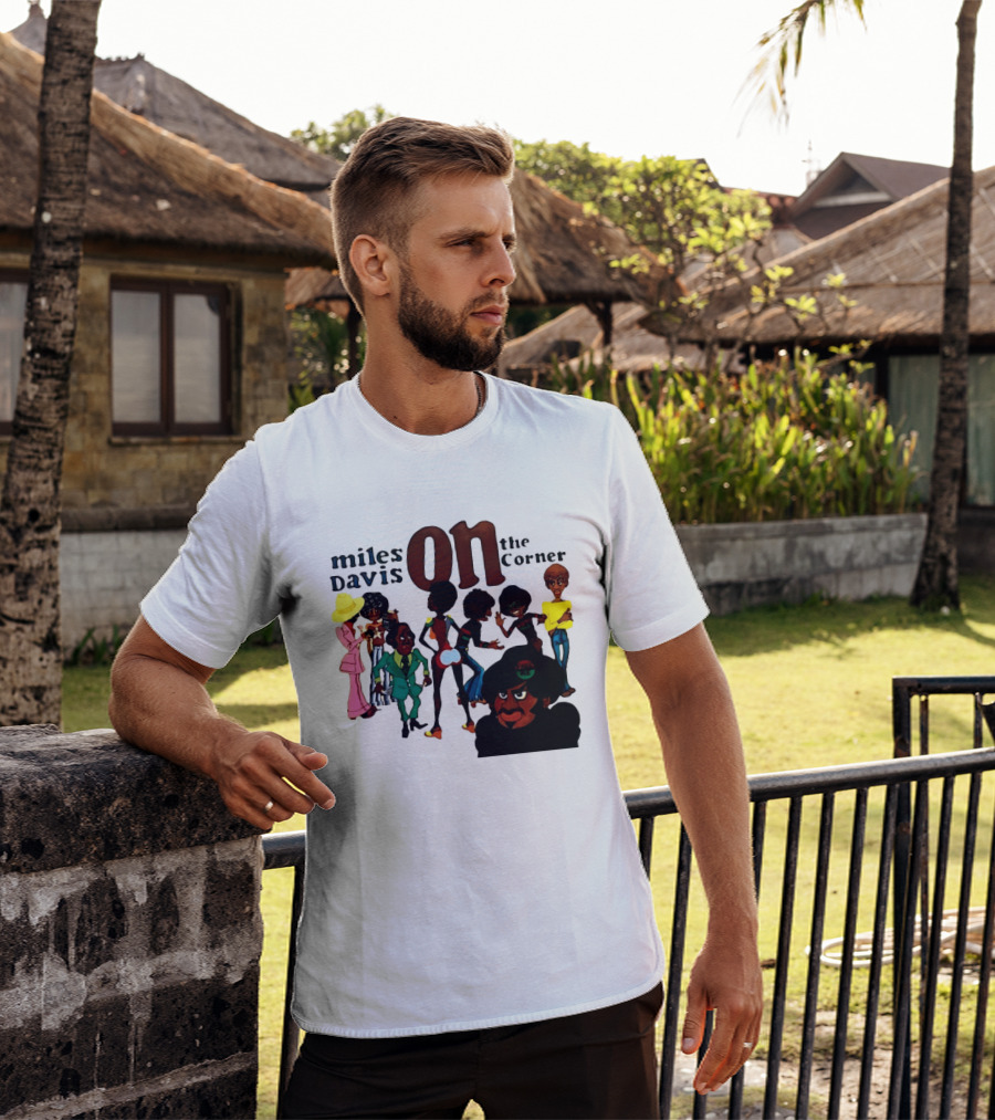 Miles Davis On The Corner Album Characters T-Shirt