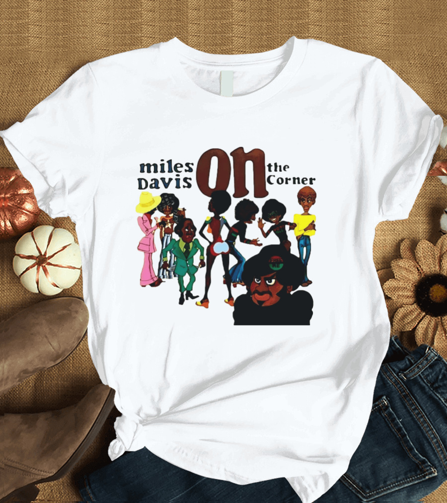 Miles Davis On The Corner Album Characters T-Shirt