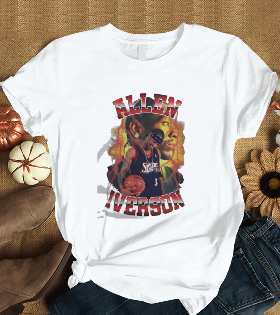 Allen Iverson Philadelphia 76ers Basketball Legend T-Shirt