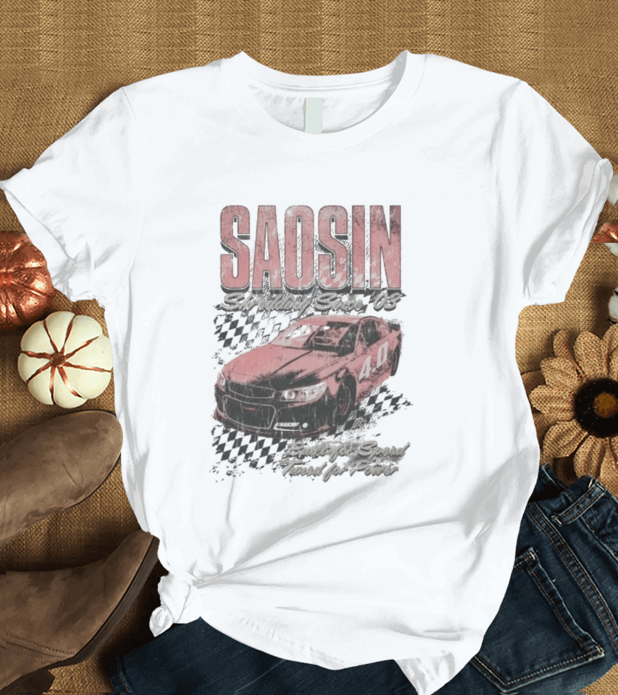 Saosin Built For Speed Turned For Power Shredding Since 2003 T-Shirt