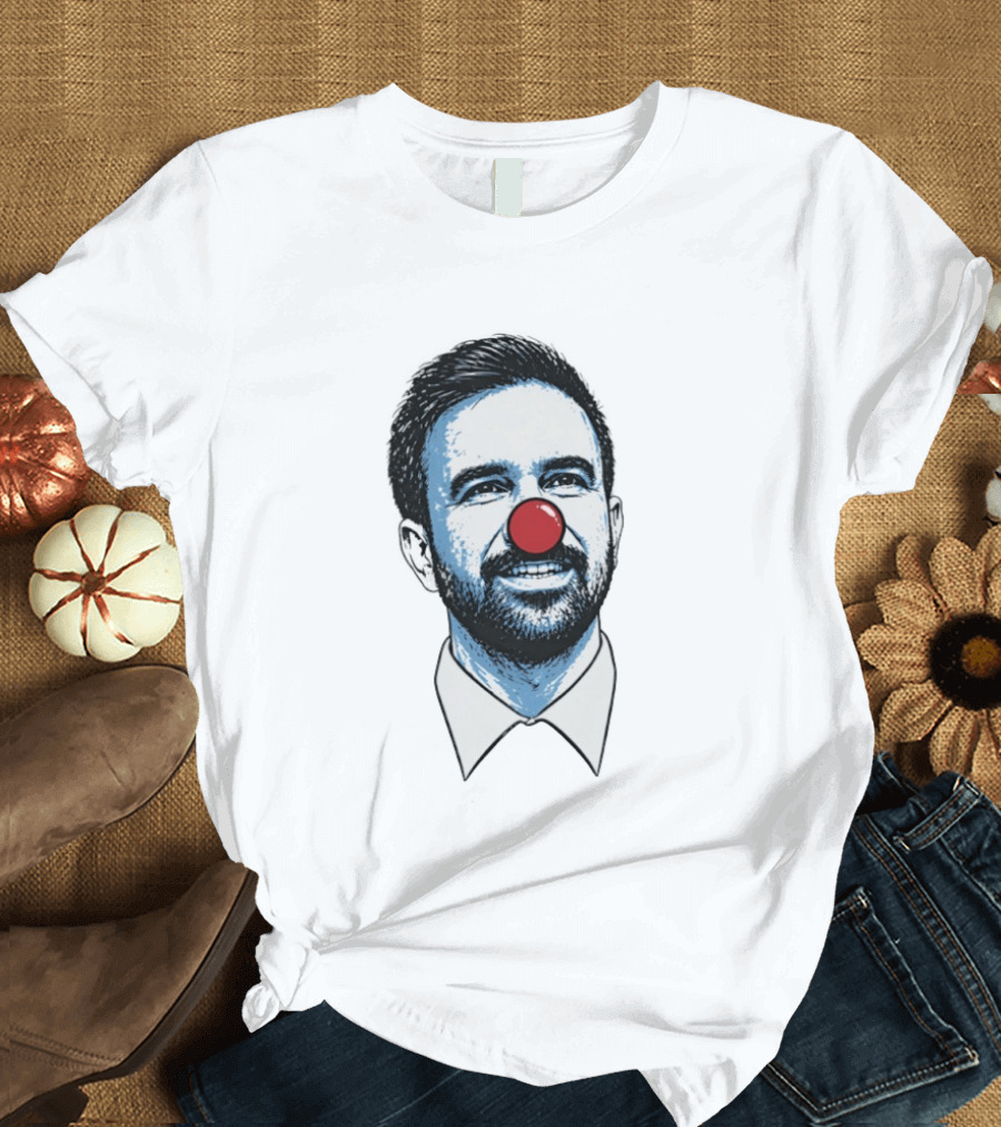 Zohran Mamdani Clown Red Nose New York State Assembly T-Shirt