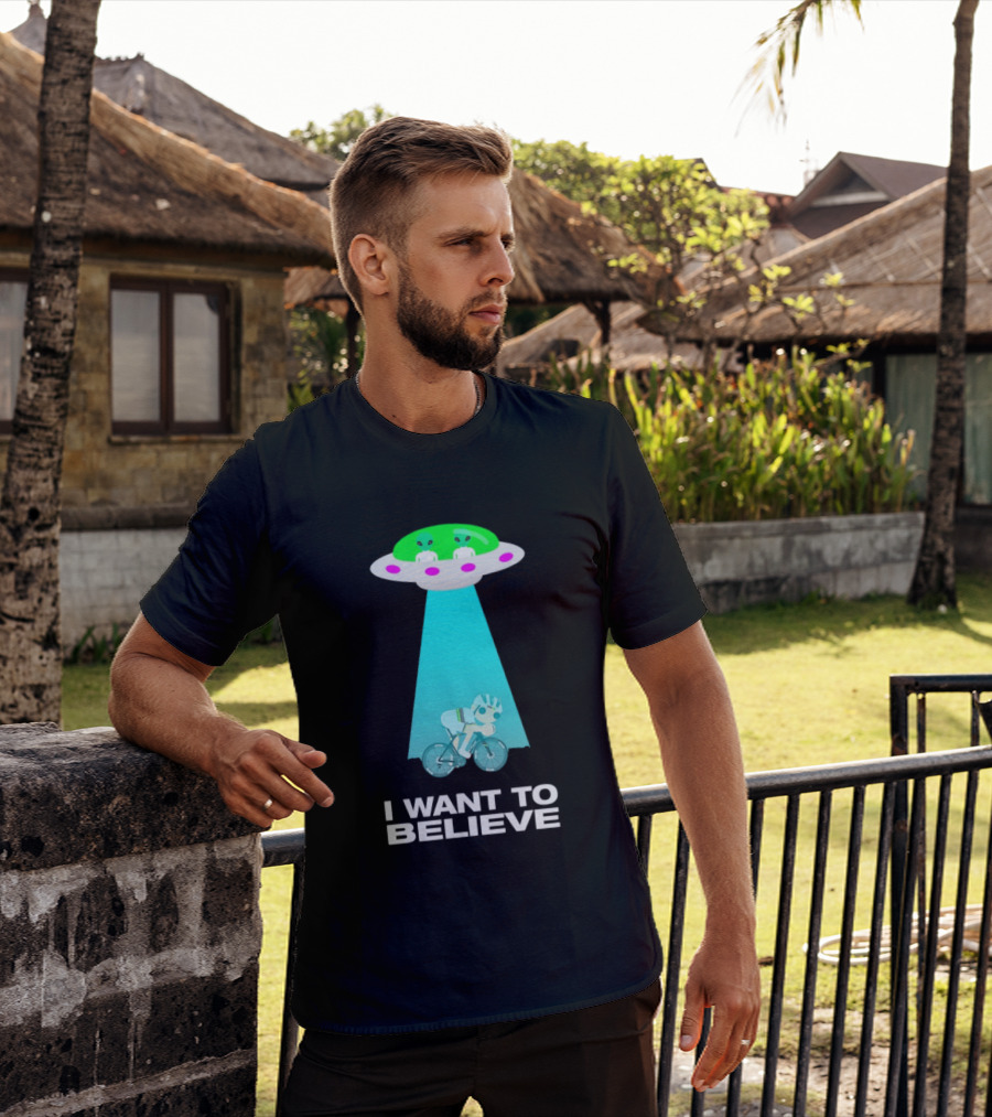Colnago Cyclist UFO I Want To Believe Cycling T-Shirt
