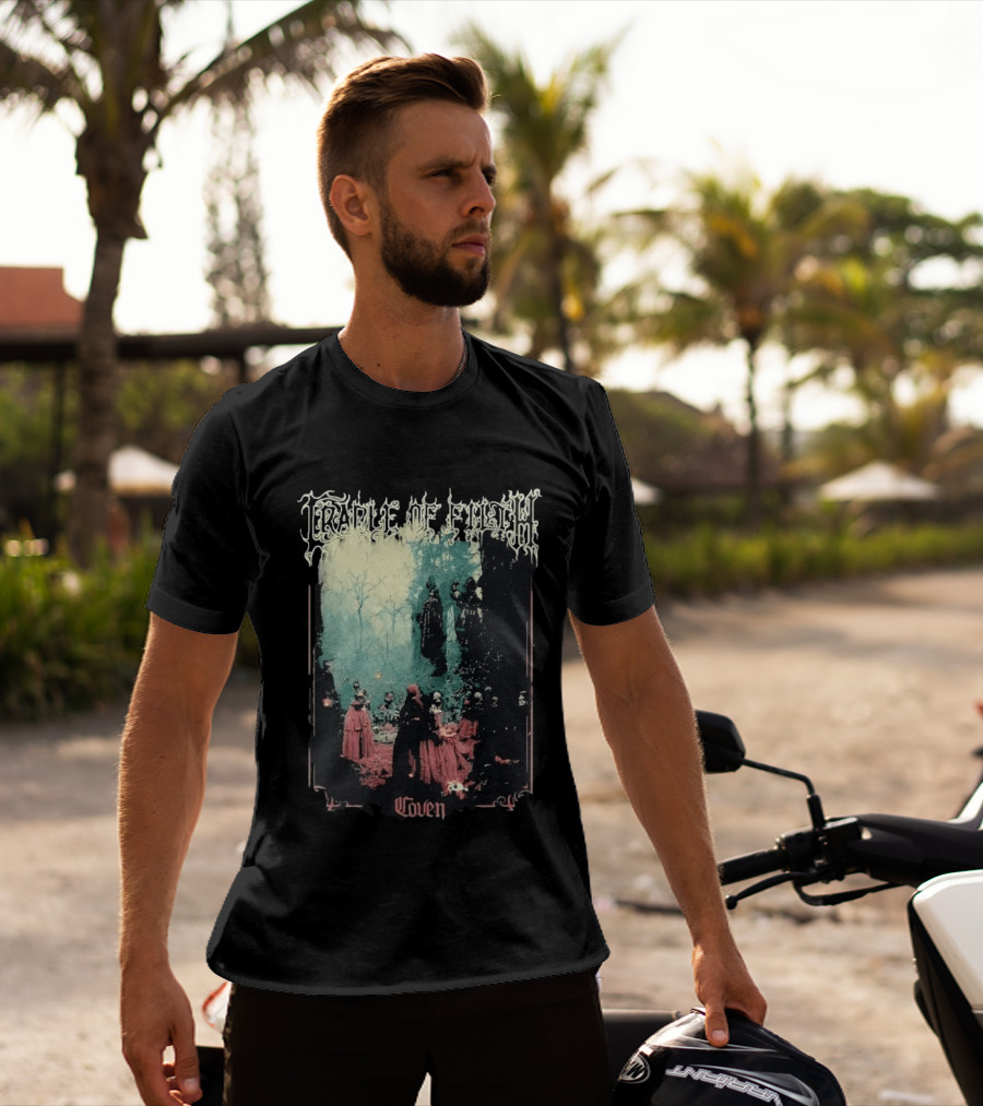 Cradle Of Filth Coven Gothic Gathering Under Moonlit Trees T-Shirt