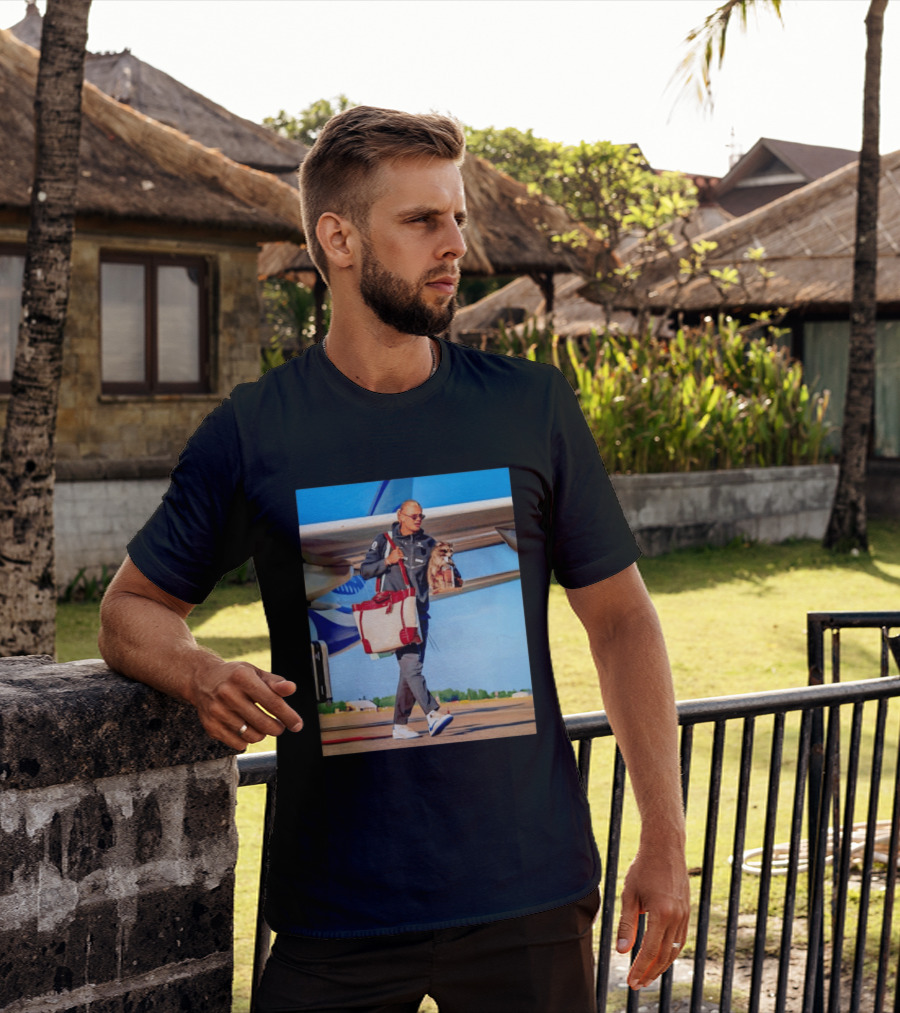 Erling Haaland Returns To Norway With Taxidermy Whiskey Raccoon T-Shirt