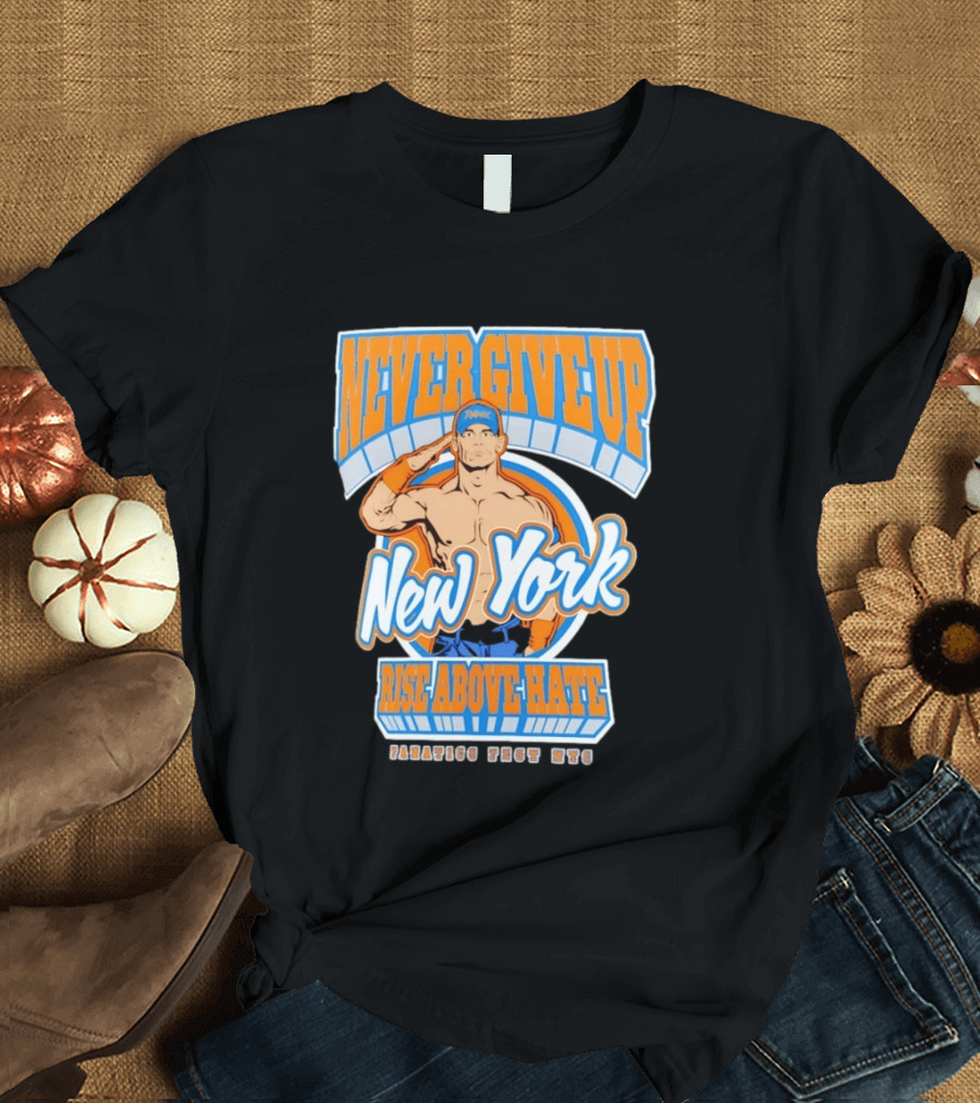 Never Give Up Rise Above Hate New York Manhasset Fest 2026 T-Shirt