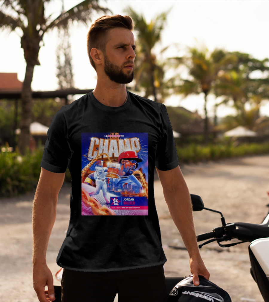 Jordan Walker St. Louis Cardinals Champ 2026 MLB Home Run Derby Champion T-Shirt