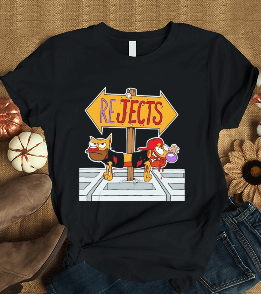 Nickelodeon CatDog Tough Guys Rejects Sign T-Shirt
