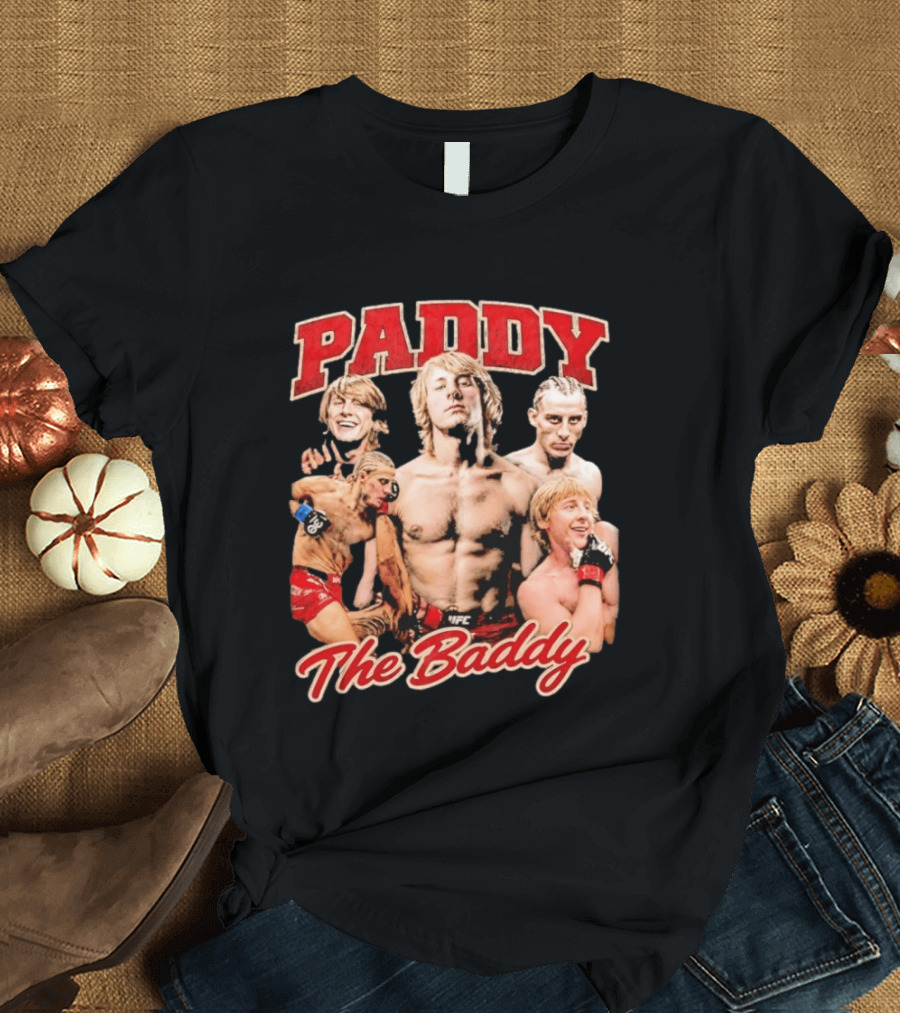 Paddy The Baddy UFC Fighter Montage T-Shirt