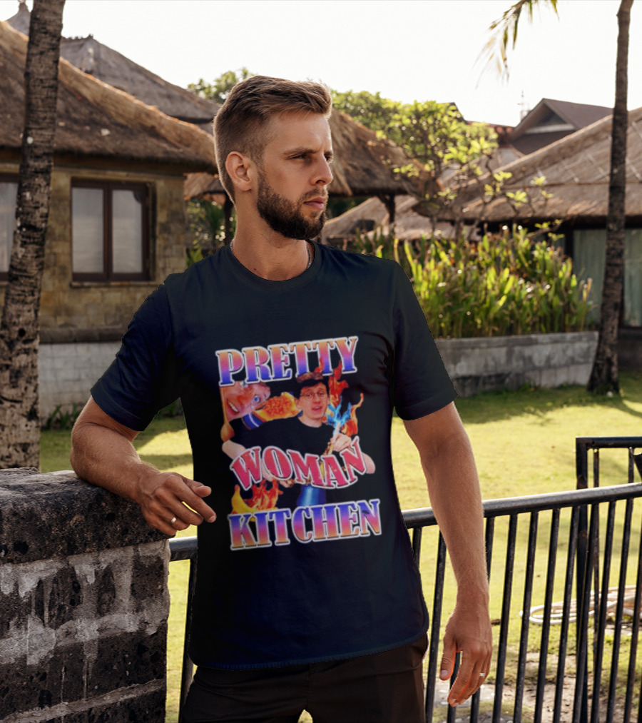 Pretty Woman Kitchen Funny JackSucksAtLife YouTube Meme T-Shirt