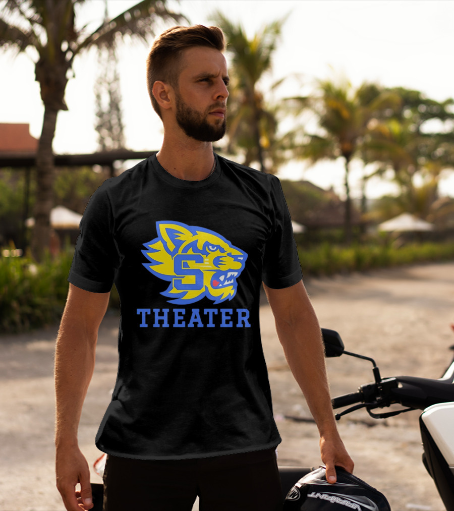 Sweetwater High School Theater Wildcat Head S T-Shirt