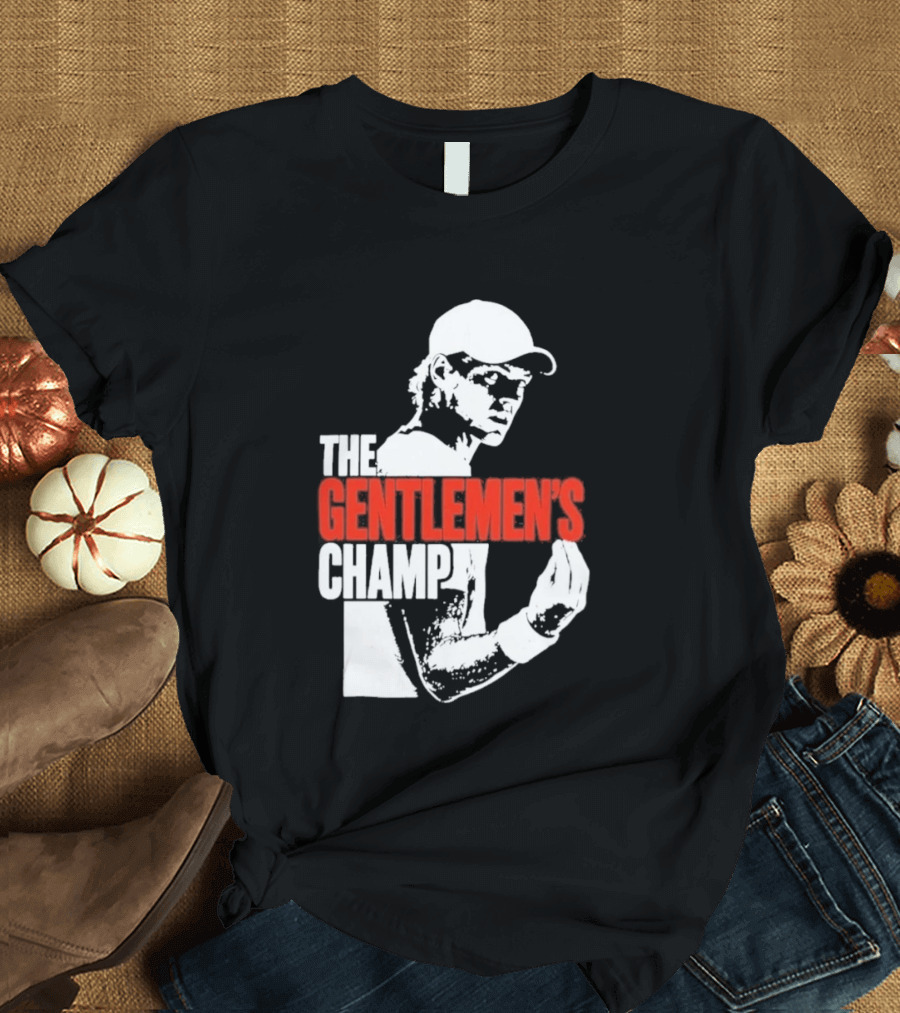The Gentlemen's Champ Jannik Sinner Italian Gesture T-Shirt