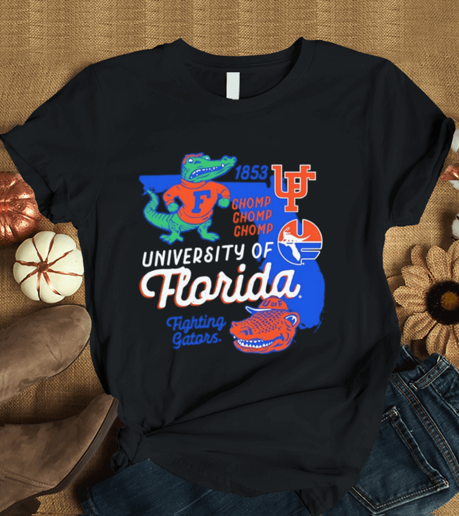 University Of Florida Fighting Gators Chomp Chomp Chomp 1986 U Of F T-Shirt