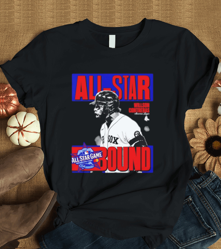 All Star Bound 2024 Willson Contreras Texas American League T-Shirt