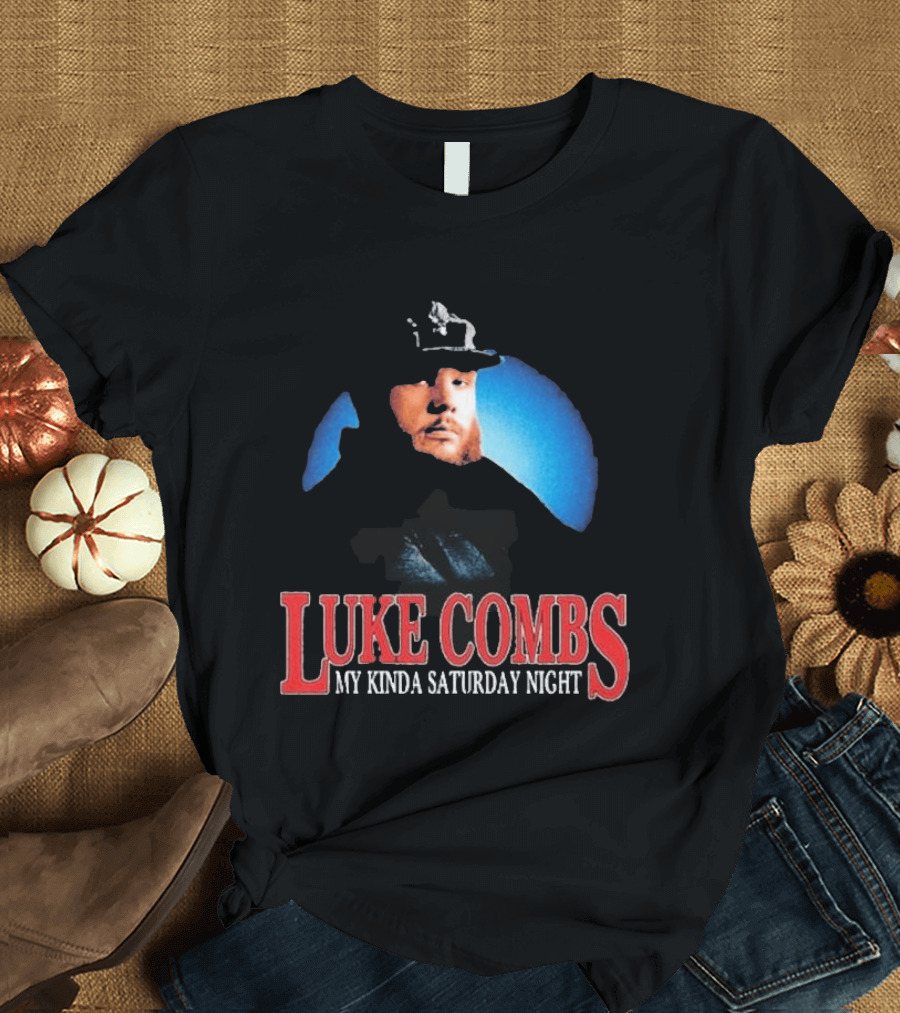 Luke Combs My Kinda Saturday Night Tour UK EU Pop Up London Dublin Edinburgh T-Shirt