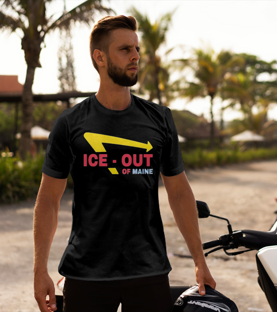 Ice Out Of Maine 2026 Arrow T-Shirt
