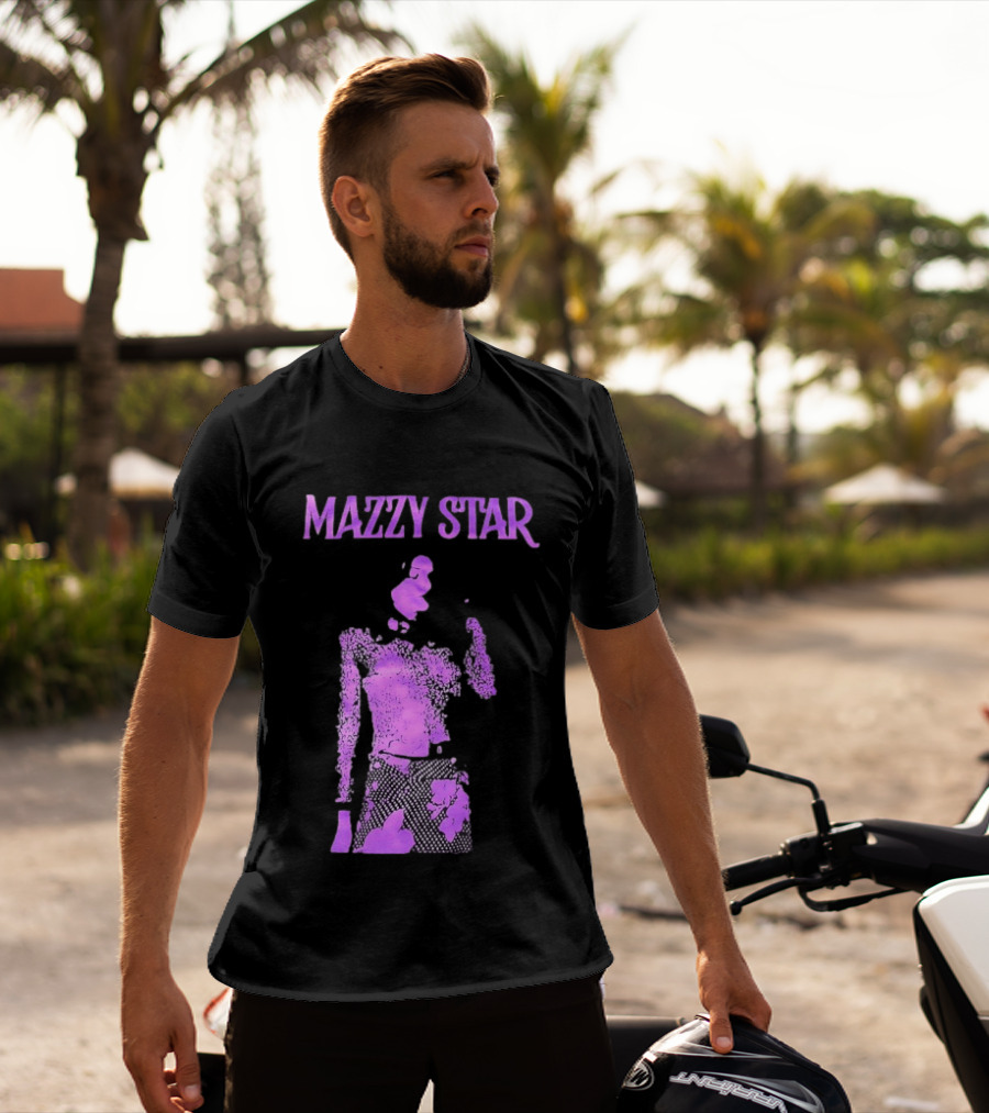 Mazzy Star Hope Sandoval Purple Aesthetic Alternative Rock T-Shirt