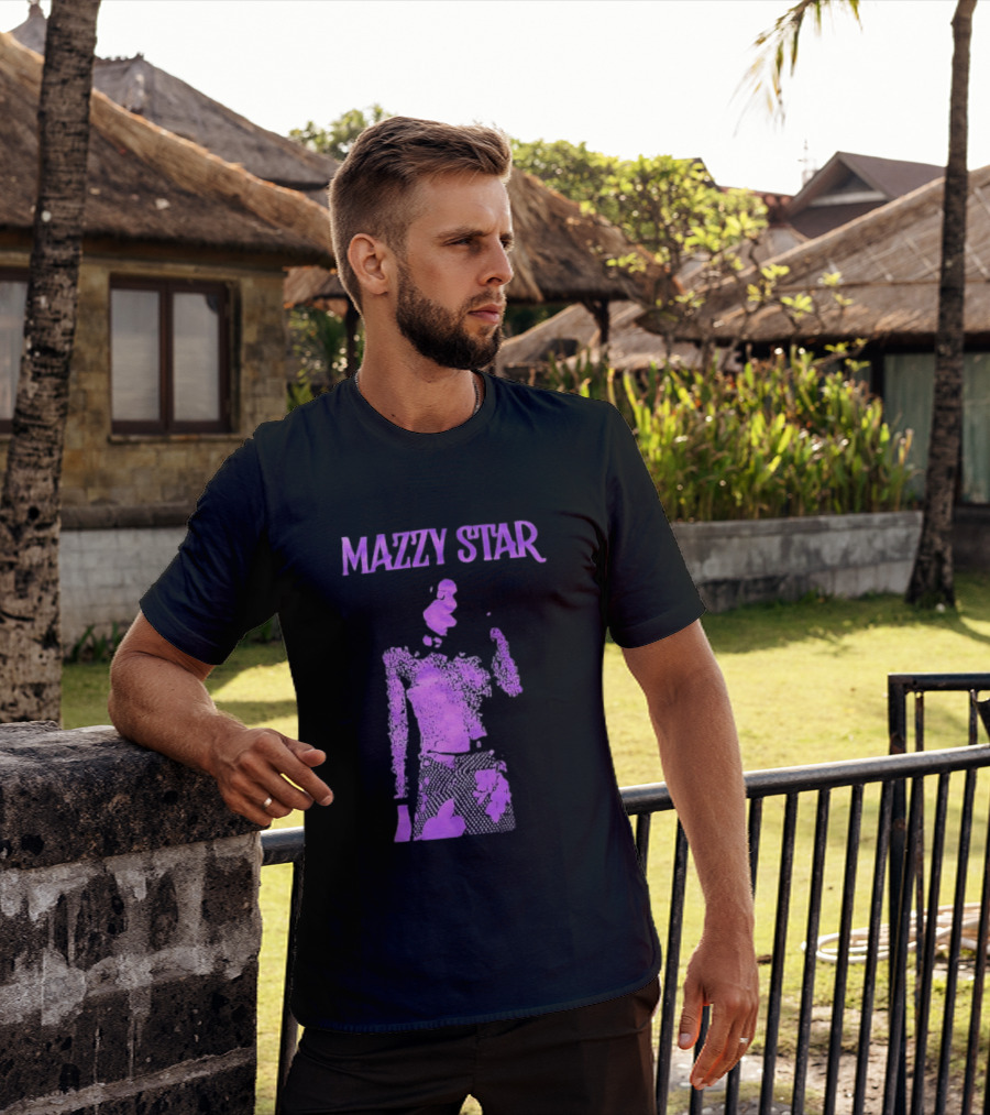 Mazzy Star Hope Sandoval Purple Aesthetic Alternative Rock T-Shirt