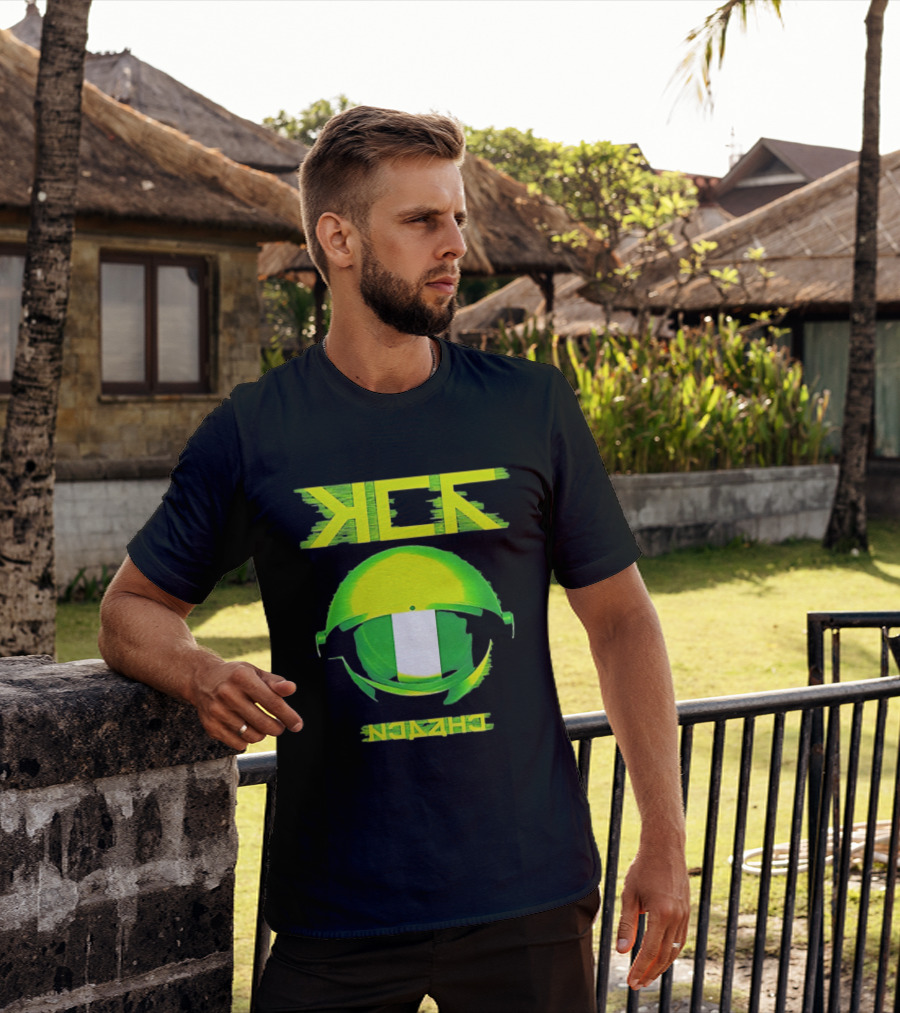 Nigeria Kick Astronaut Helmet Space Nigerian Flag T-Shirt