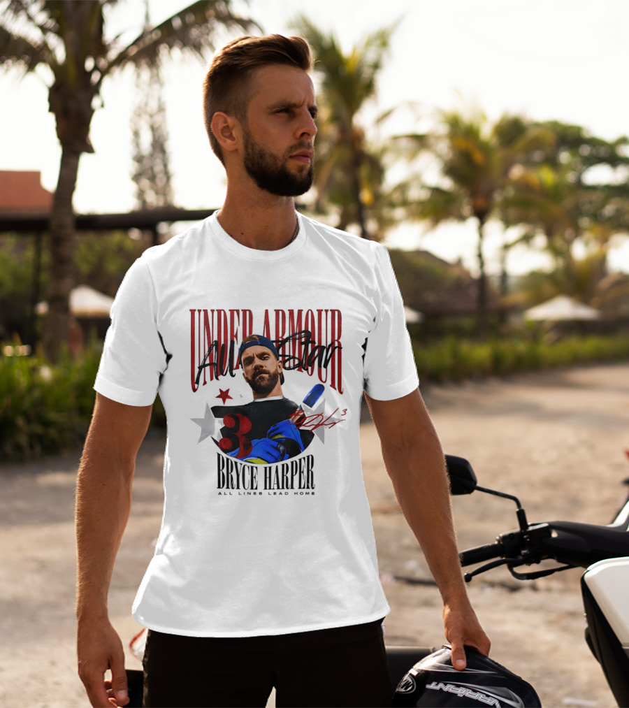 Under Armour All Star Bryce Harper All Lines Lead Home T-Shirt